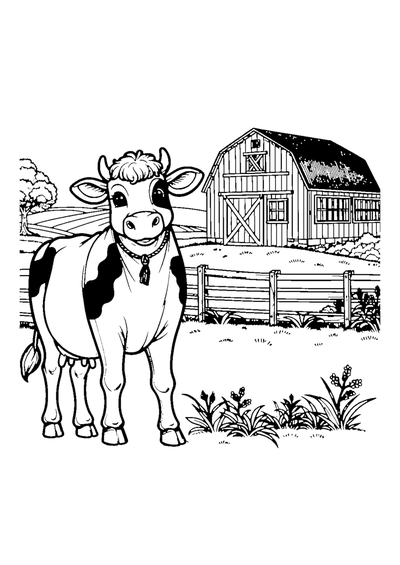 Kuh zeichnen