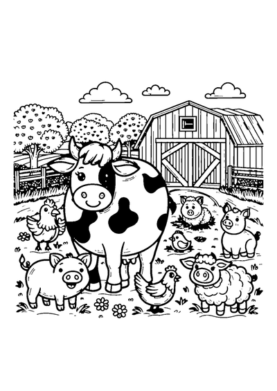 Tiere auf dem Bauernhof