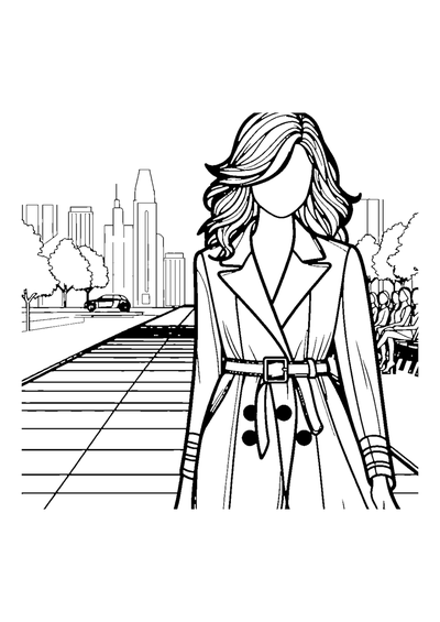 Model auf dem Laufsteg