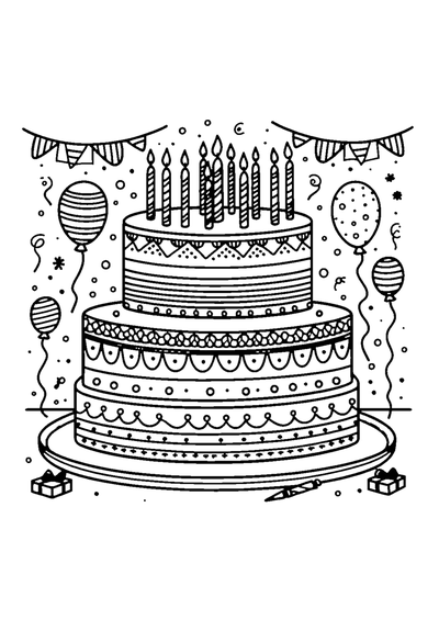 Geburtstagstorte