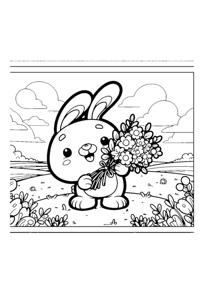 Dankeskarten zum Ausmalen