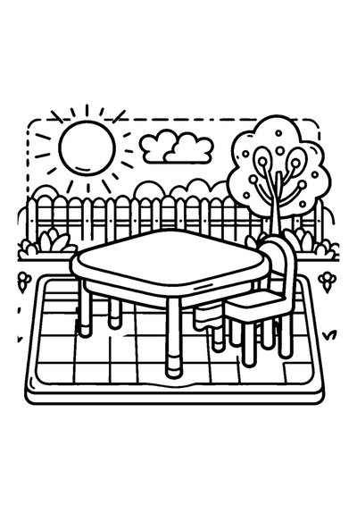 Tabellen zum Ausmalen