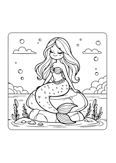 Einfache Meerjungfrau