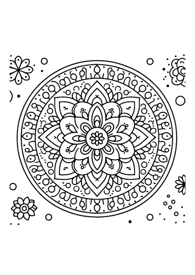 Einfaches Mandala