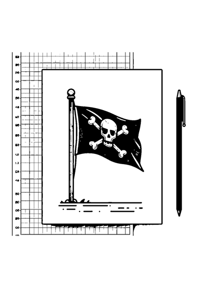 Piratenflagge
