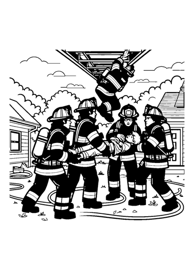 Feuerwehr rettet Kind