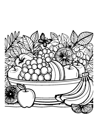 Obstschale mit Früchten