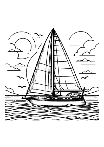 Segelboot auf dem Wasser