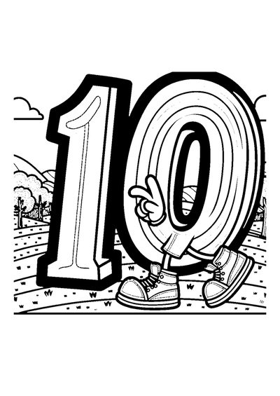 Zahl 10