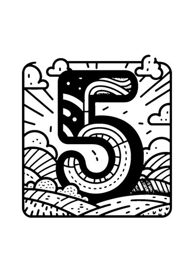 Zahl 5
