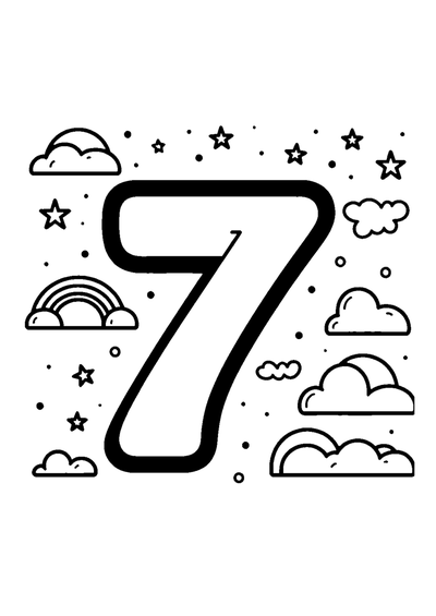 Zahl 7
