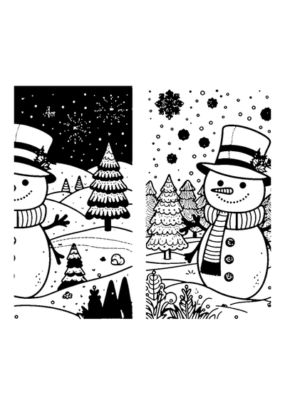 Neujahrskarte ohne Schrift