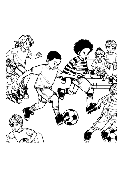 Fußball spielen