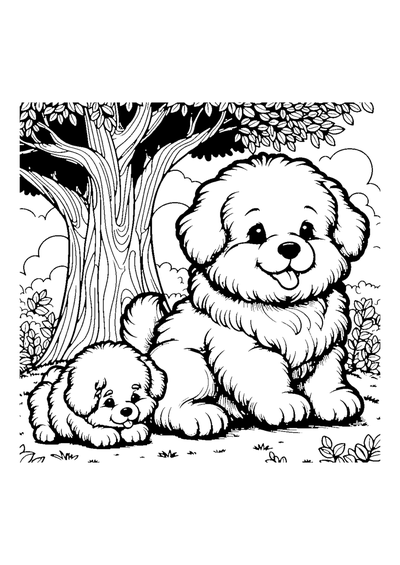 Flauschiges Hundchen