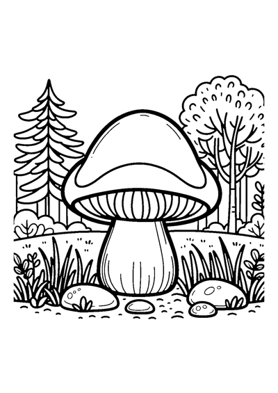 Pilz im Wald
