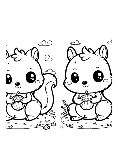 süßes Eichhörnchen