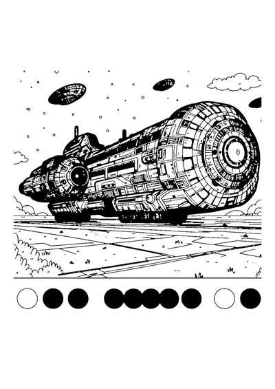 Großes Raumschiff