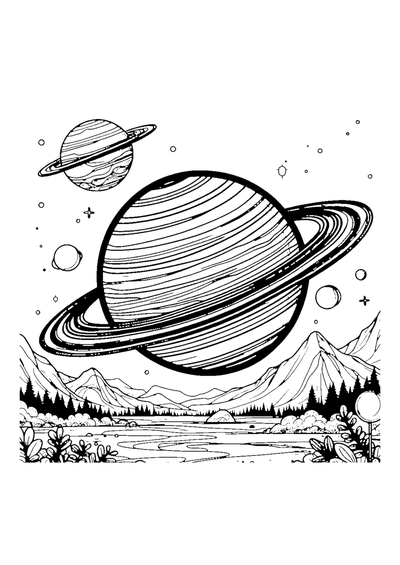 Planet Saturn