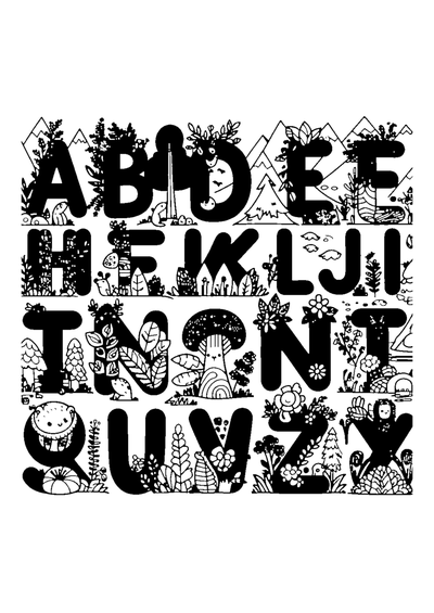 Buchstaben von A bis Z