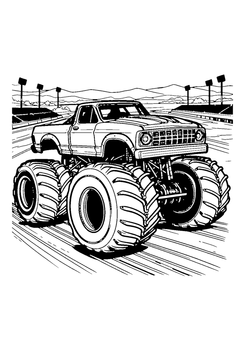 Monstertruck-Rennen
