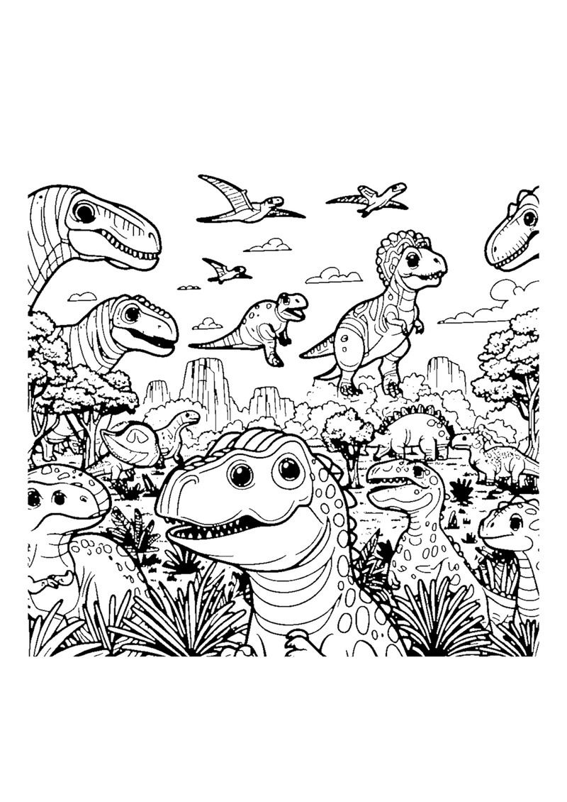 Freundliche Dinosaurier