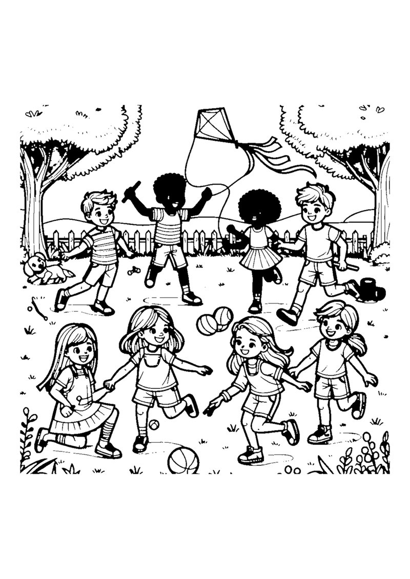 Freunde beim Spielen