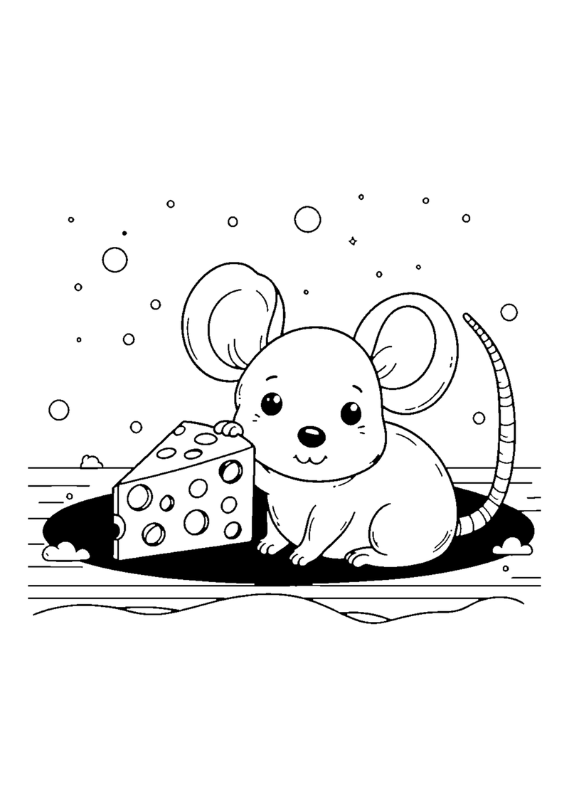 Käse mit Maus