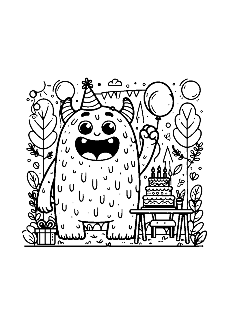 Monster Geburtstag