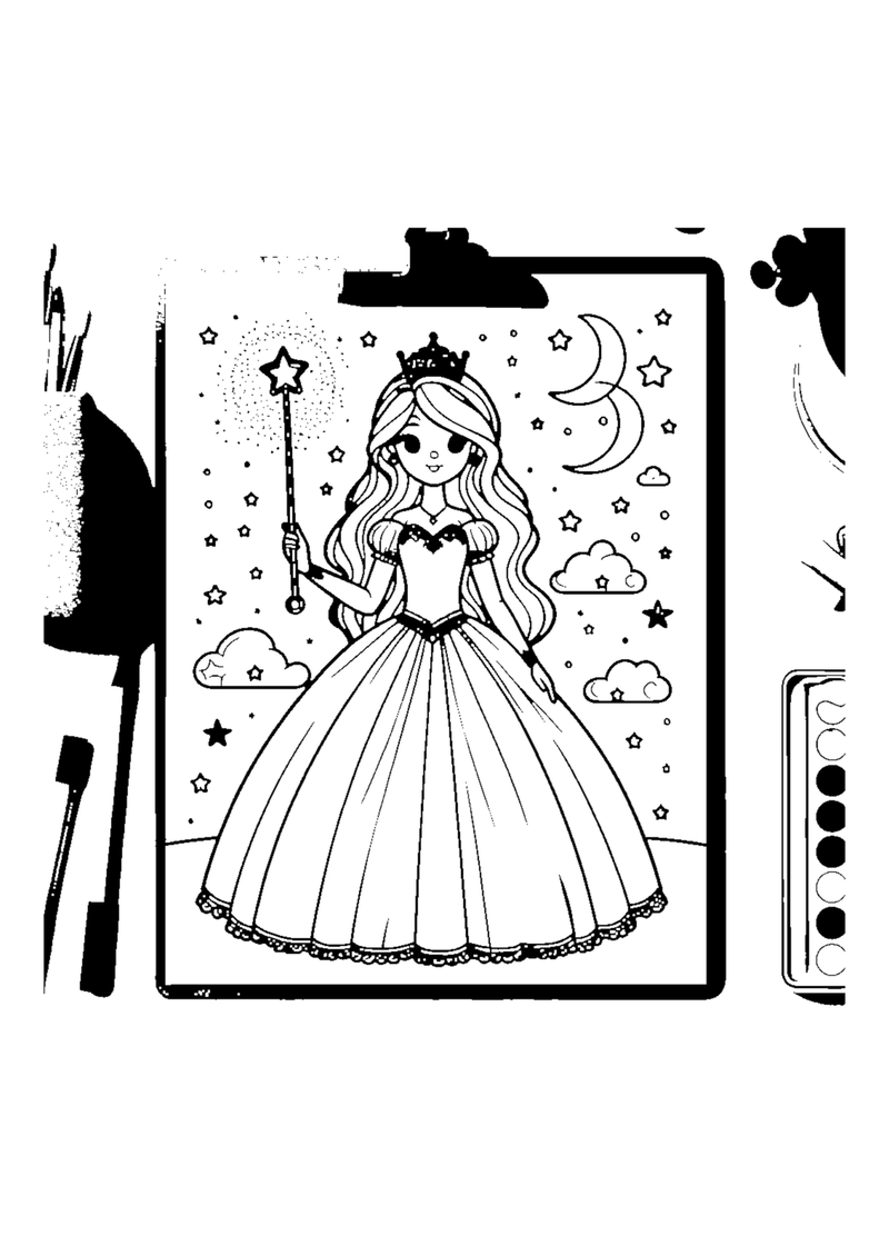 Prinzessin mit Zauberstab