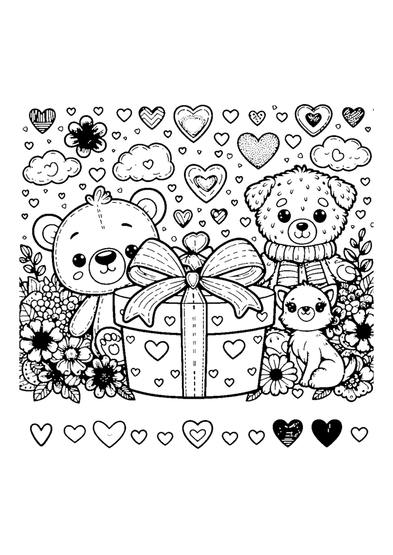 Valentinstag Briefpapier