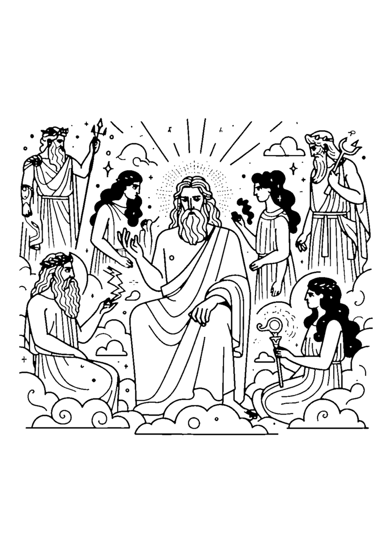 Zeus und Götter