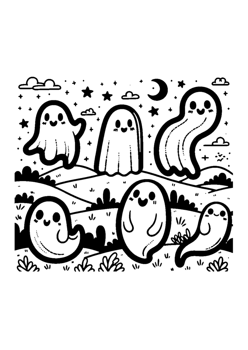 Gruselige Gespenster