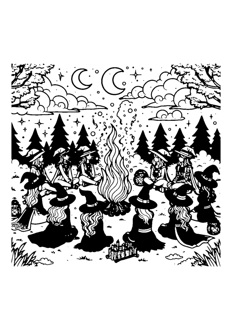 Hexen am Lagerfeuer
