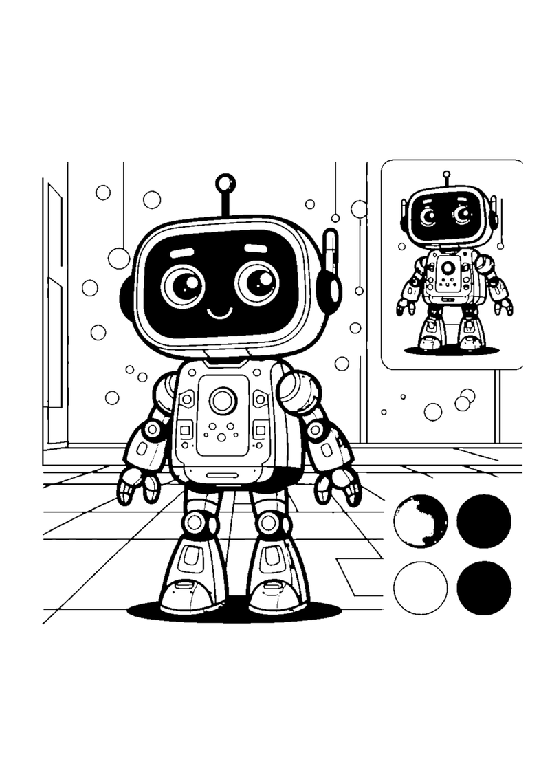 Freundlicher Roboter