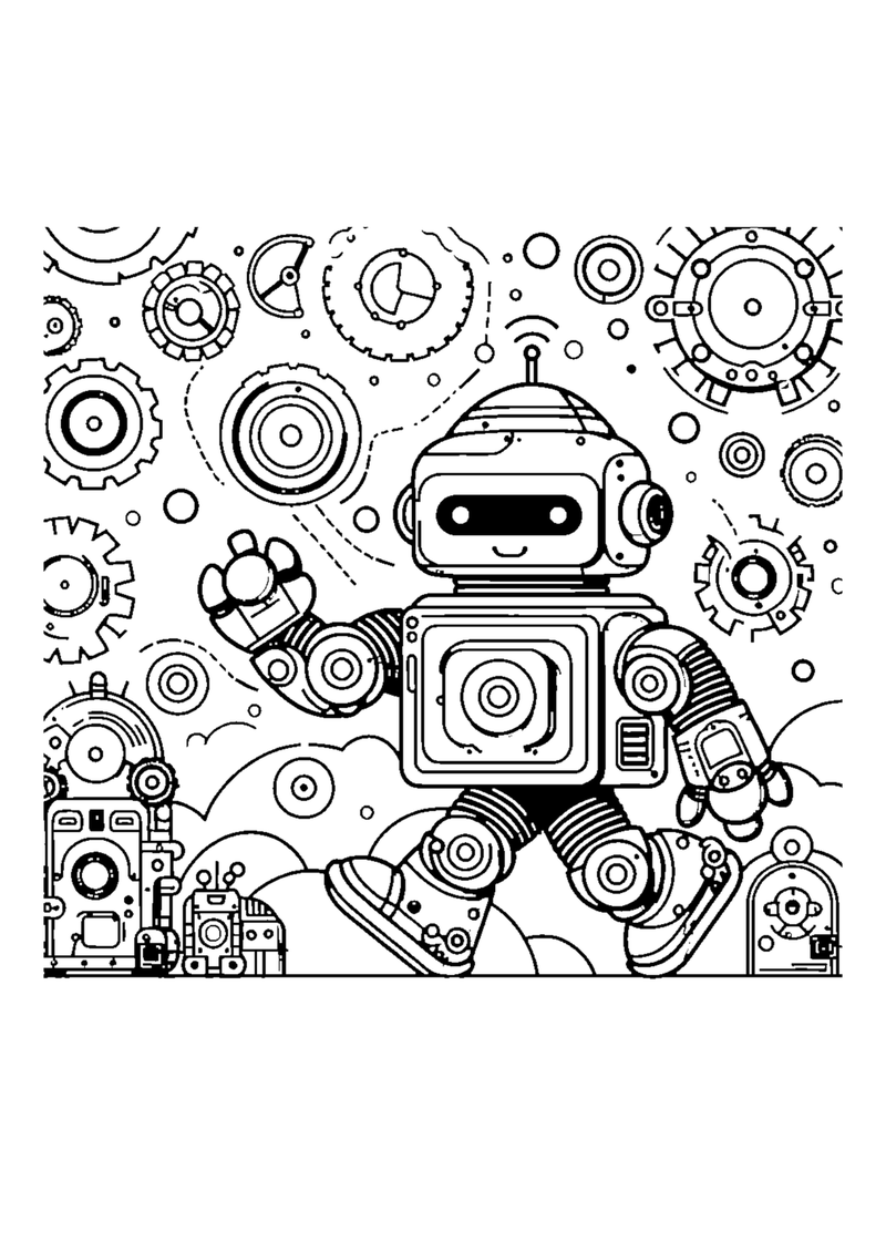 Roboter und Maschinen