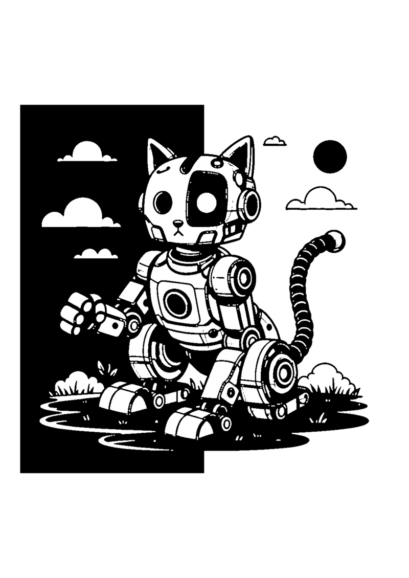 Roboterkatze