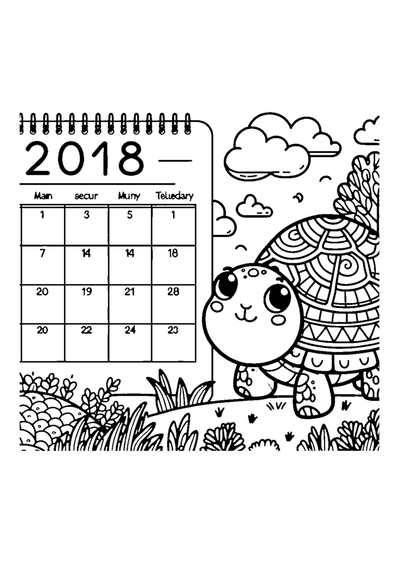 Kalendervorlage 2018