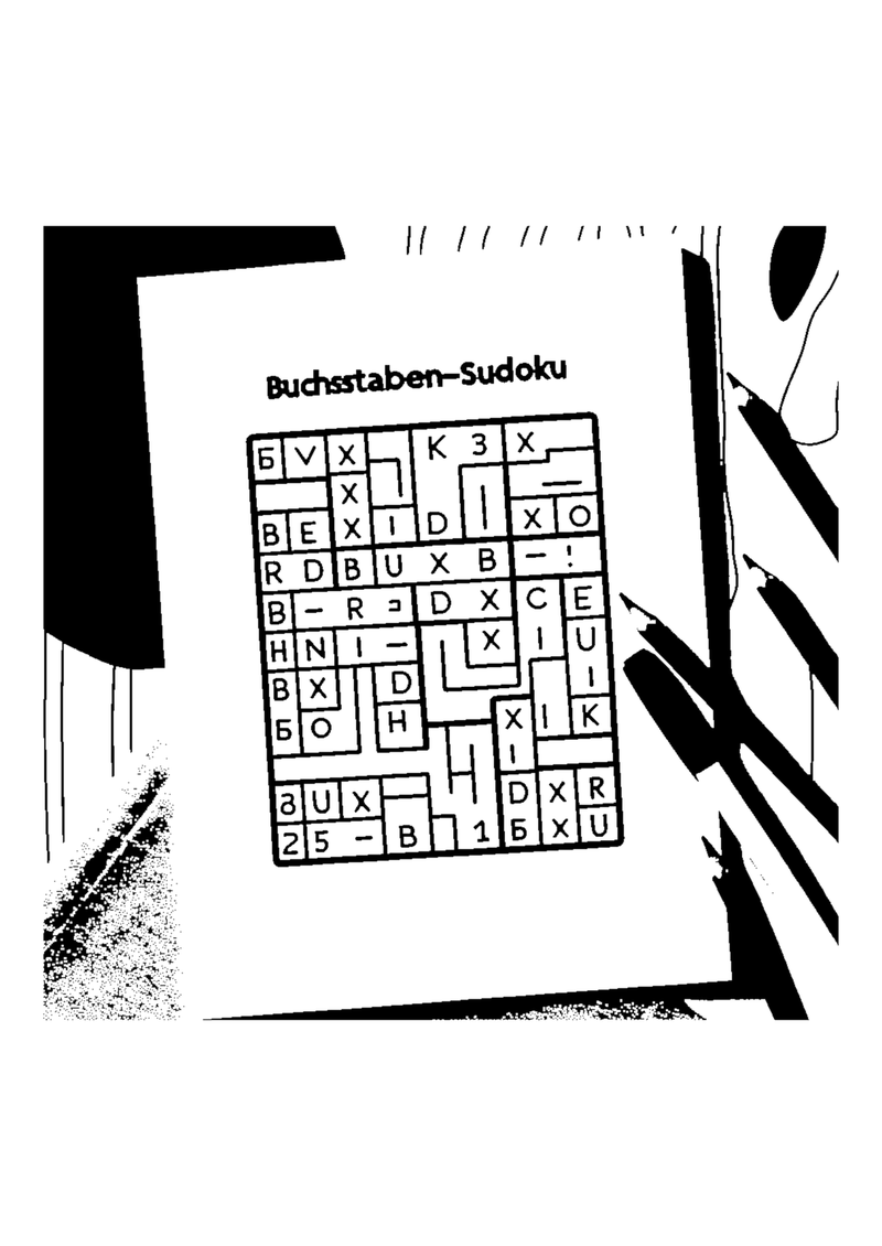 Buchstaben-Sudoku