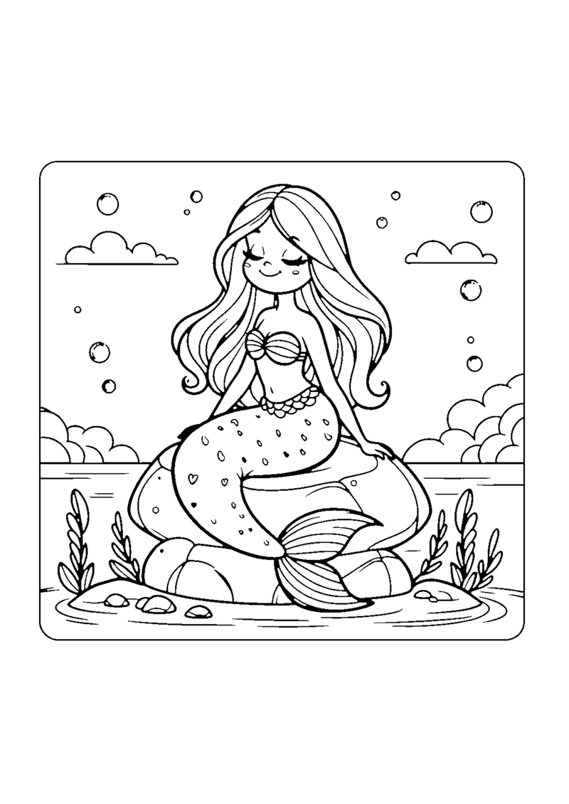 Einfache Meerjungfrau