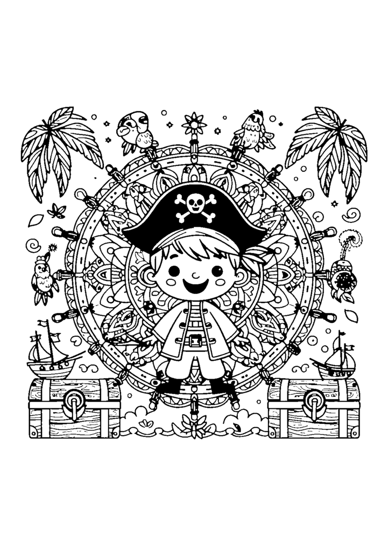 Piraten-Mandala