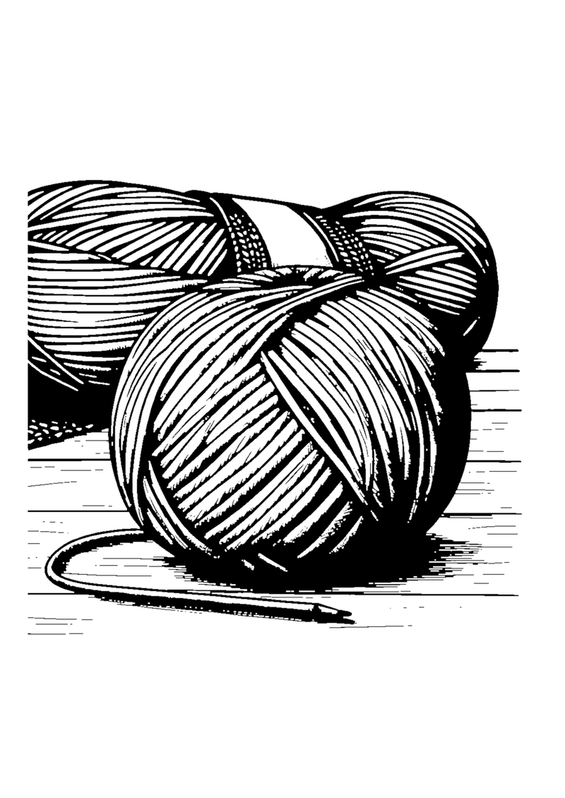 Nahaufnahme von Garn