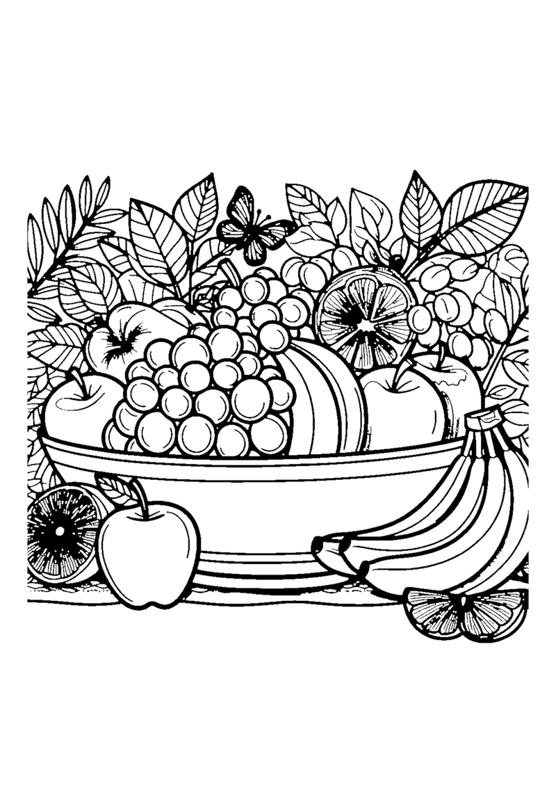 Obstschale mit Früchten