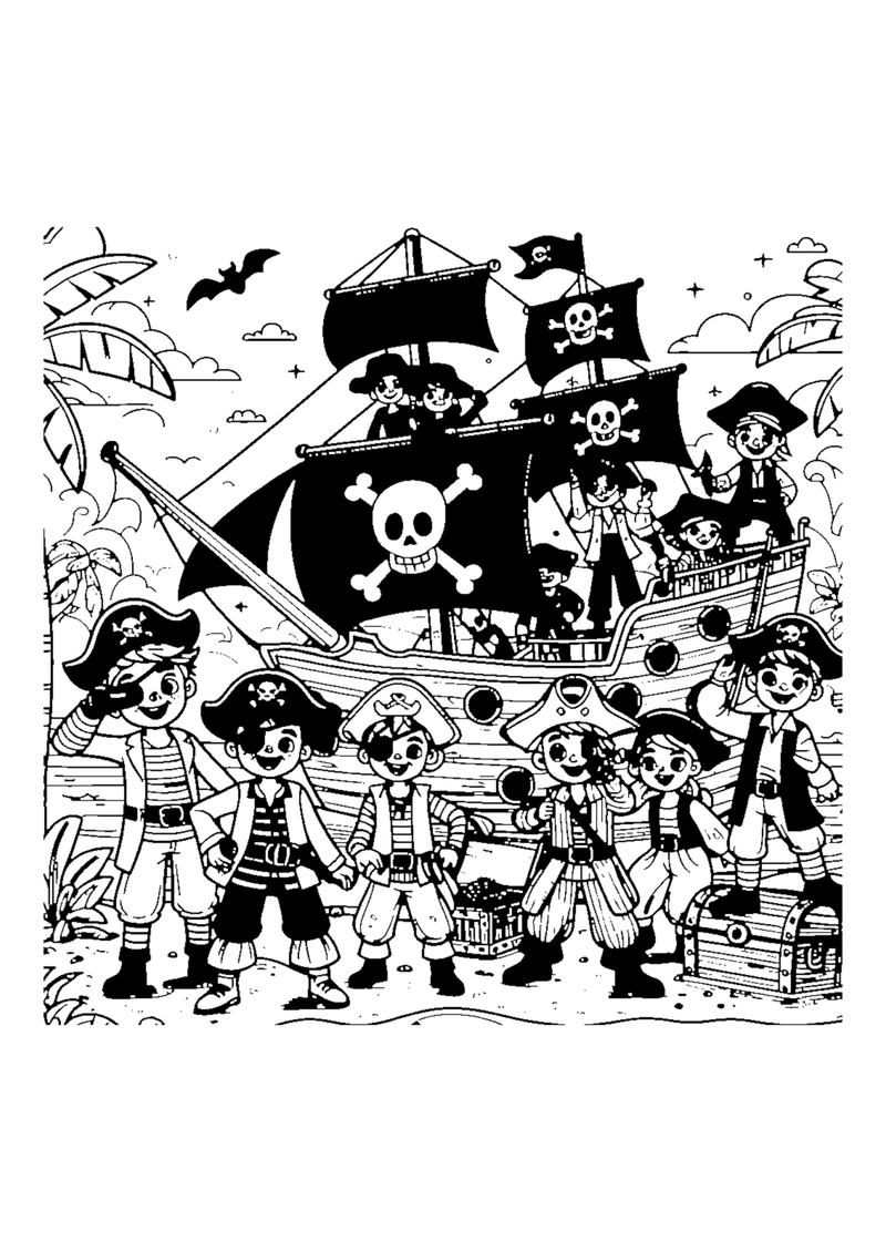 Abenteuerliche Piraten