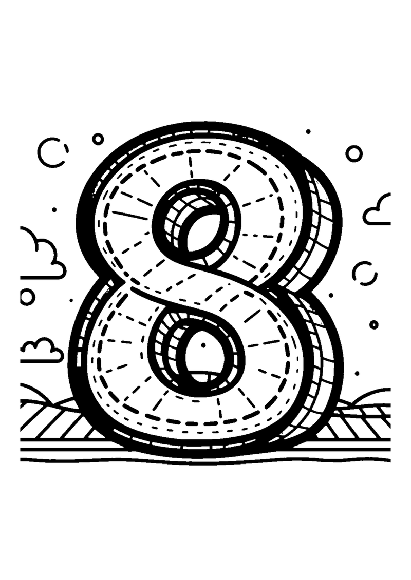 Zahl 8