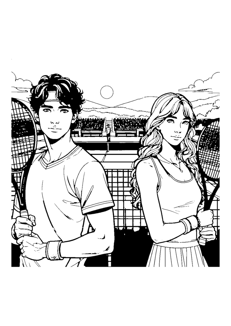 Tennis-Doppel