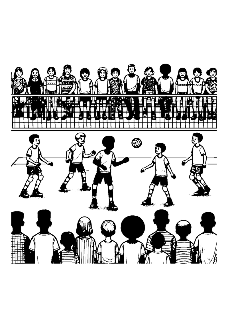 Volleyballspiel