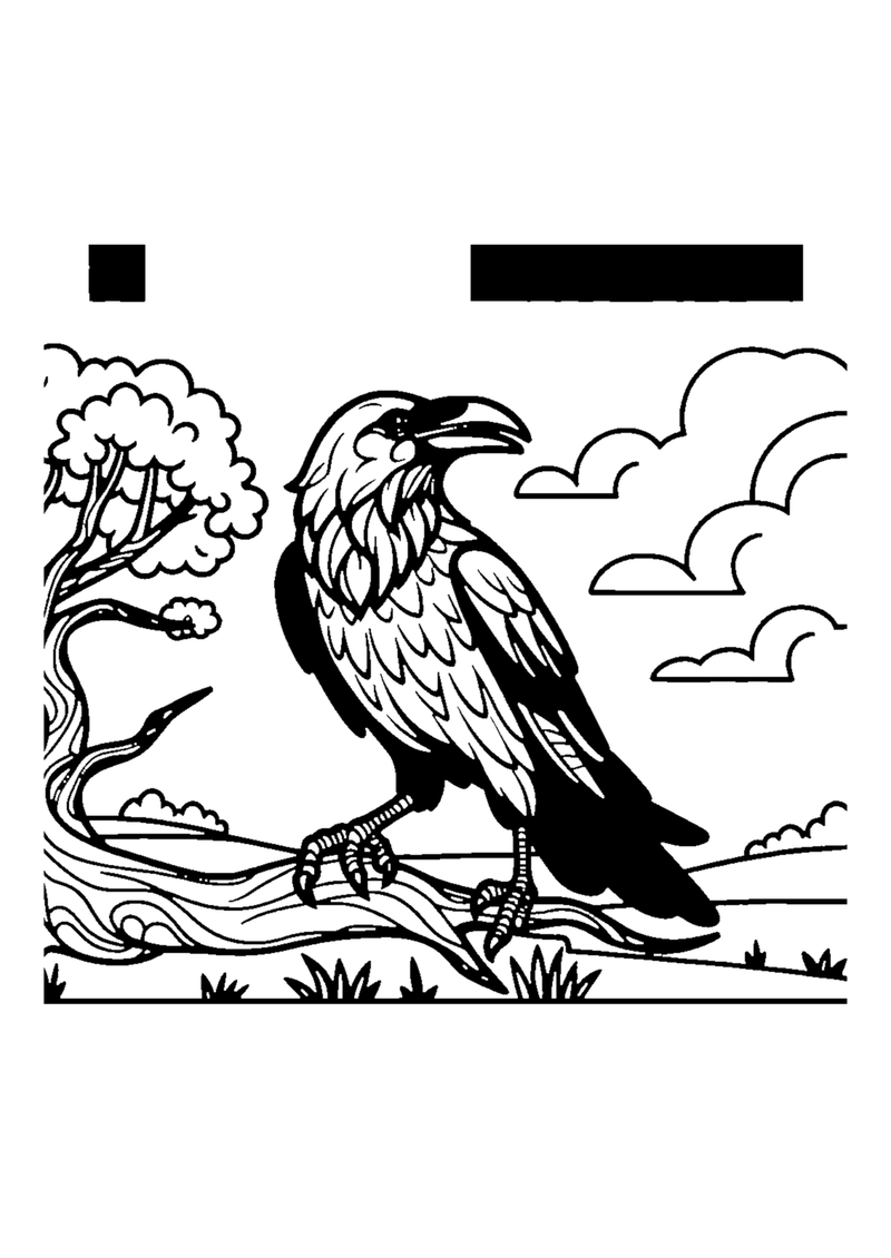 Abenteuerlicher Rabe