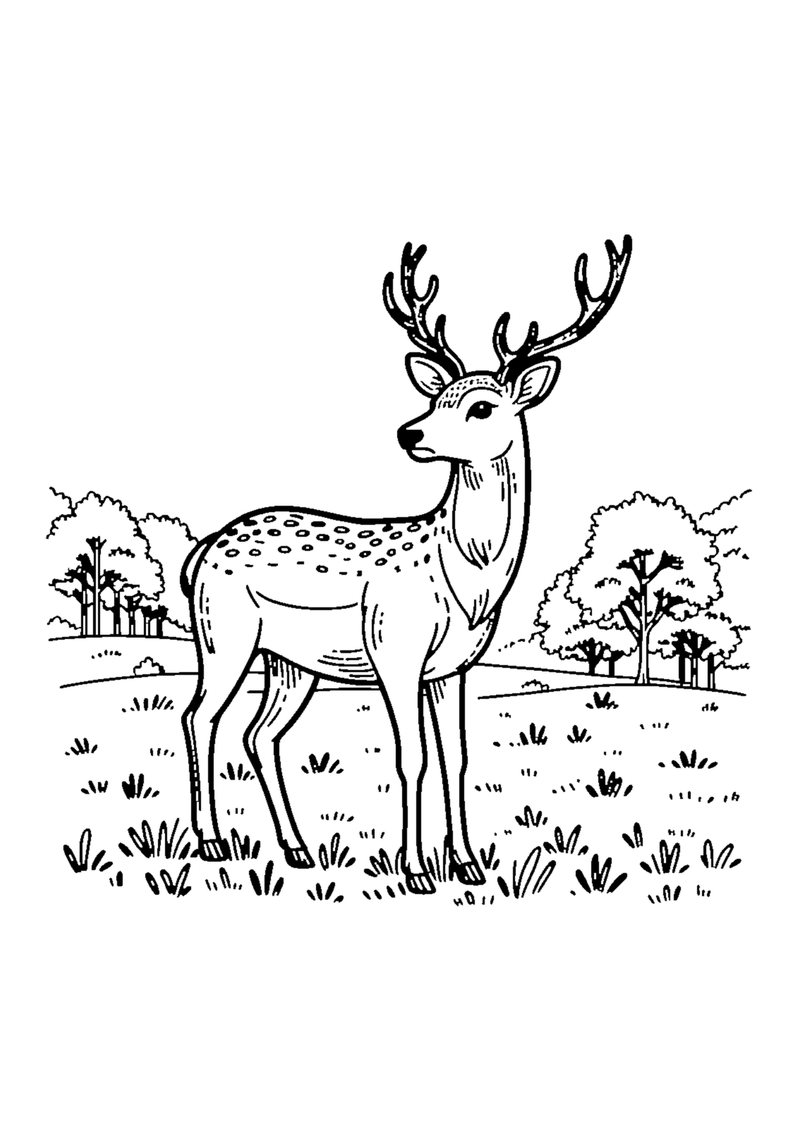 Majestätischer Hirsch