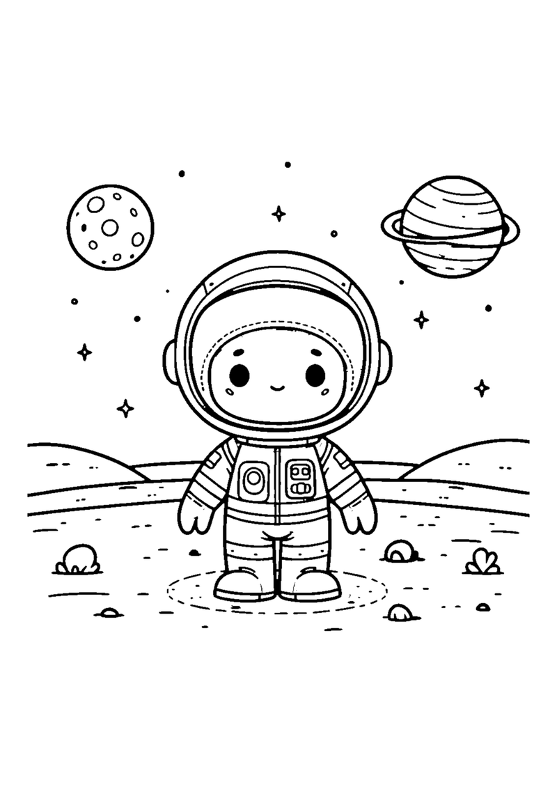Kleiner Astronaut