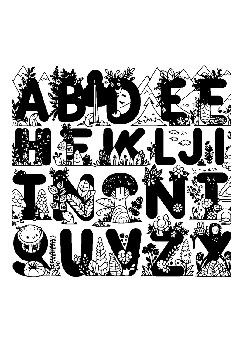 Buchstaben von A bis Z